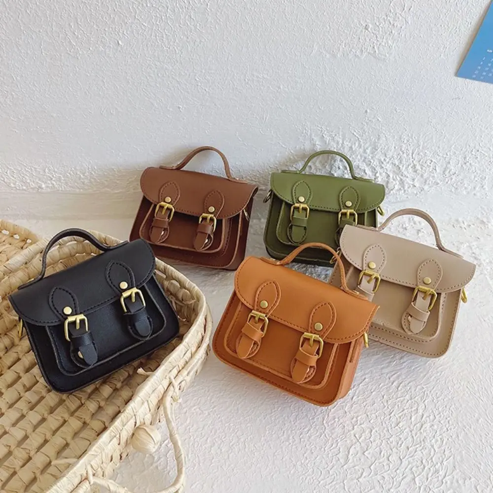 Versatile Design Children Messenger Bag Retro Style Creative Girls Shoulder Bag Simple School Supplies Backpacks Cute For Girls