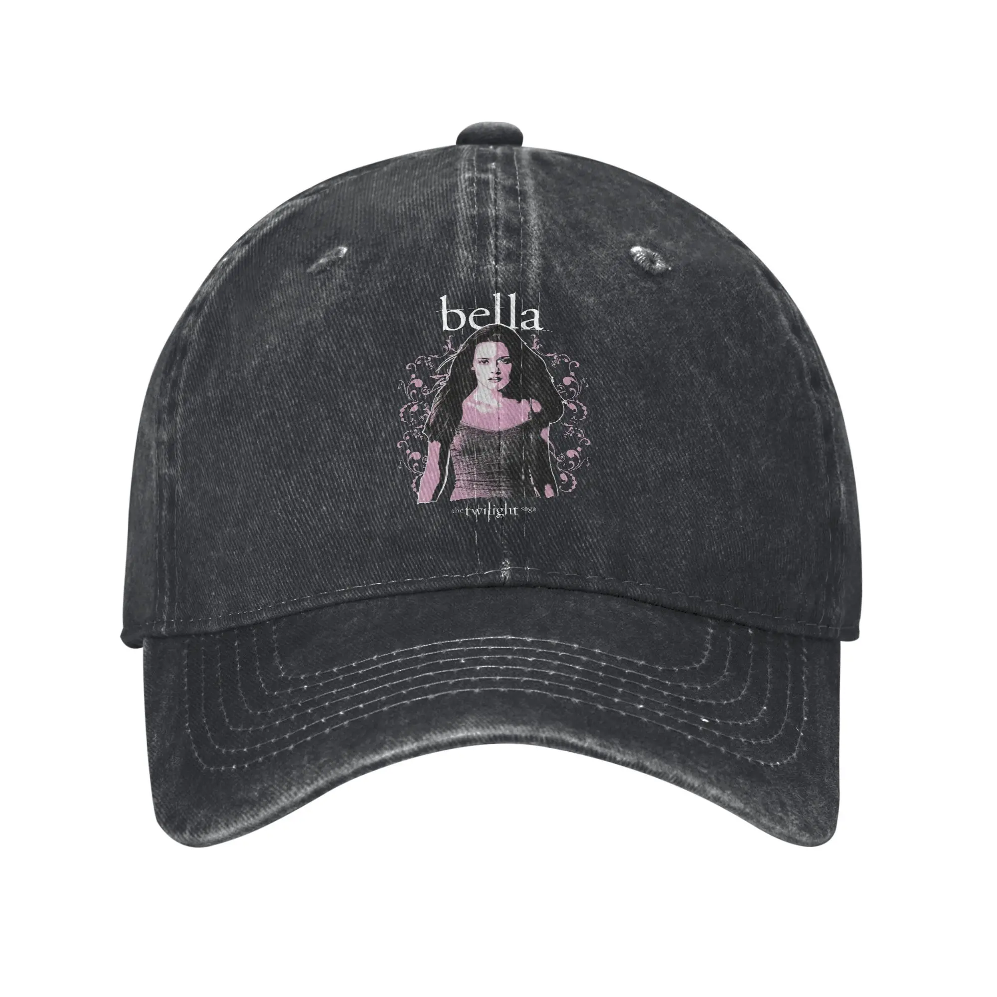 

Vintage Bella Twilight Movie Retro Baseball Cap Men Women Distressed Washed Snapback Hat Outdoor Unstructured Soft Hats Cap