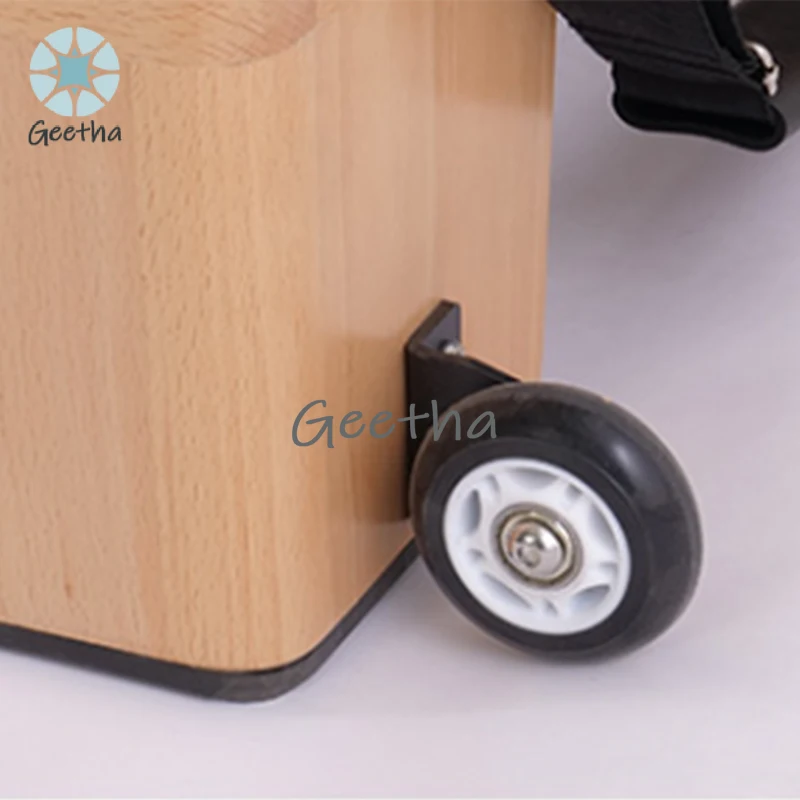 New High Quality Portable Home Reformer Pilates Machine Durable Wood Foldable Pilates Reformer