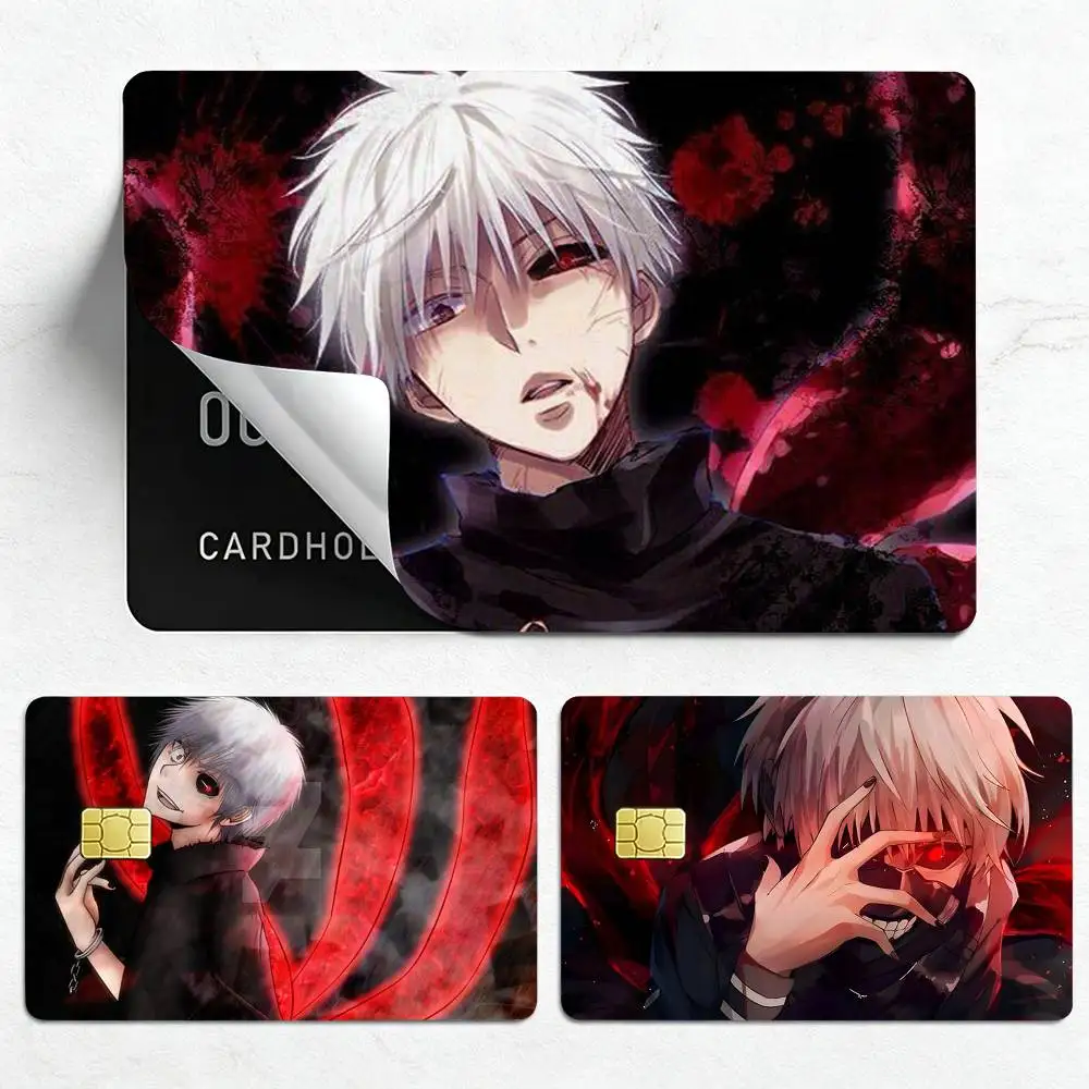 k-Ken K-Kaneki  Credit Card HD Stickers Game Card Decal Small Chip Waterproof Sticker Gift