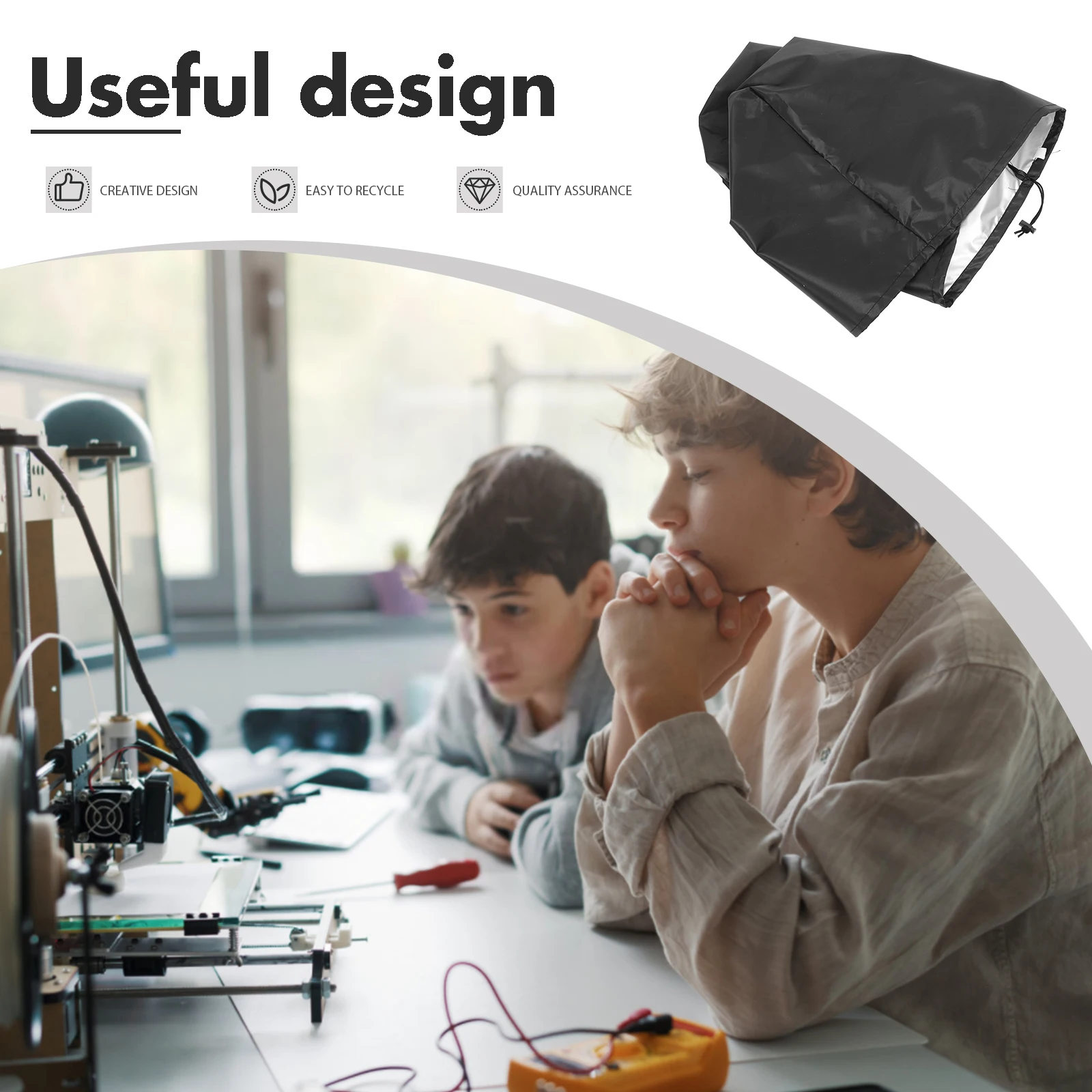 

3D Printer Protective Cover Dustproof Waterproof Breathable Oxford Cloth Enclosure Resin Printer Supply Storage Sleeve