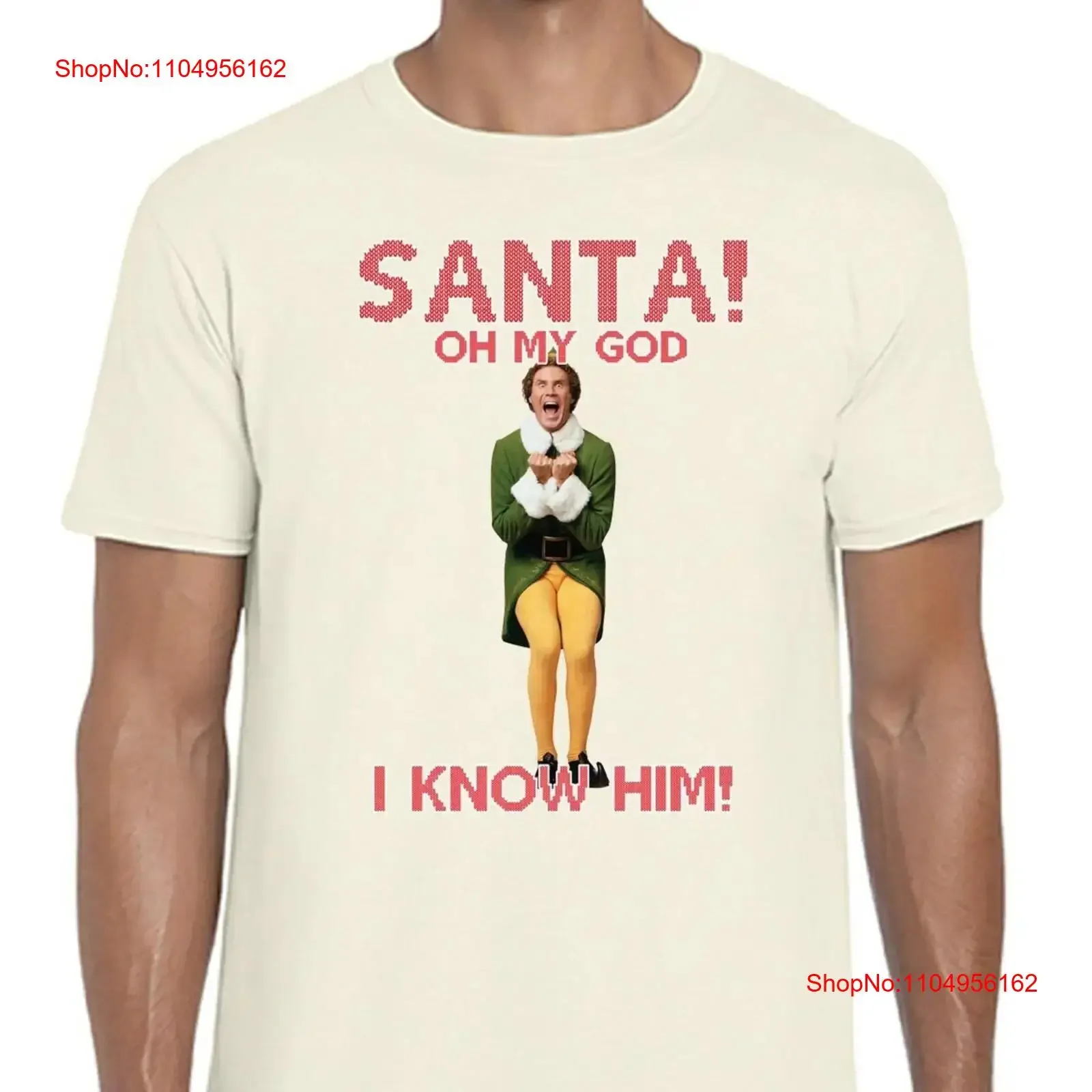 

Santa oh my god christmas mens T Shirt unisex funny joke novelty slogan movie quote merry xmas festive nativity elf cool homme