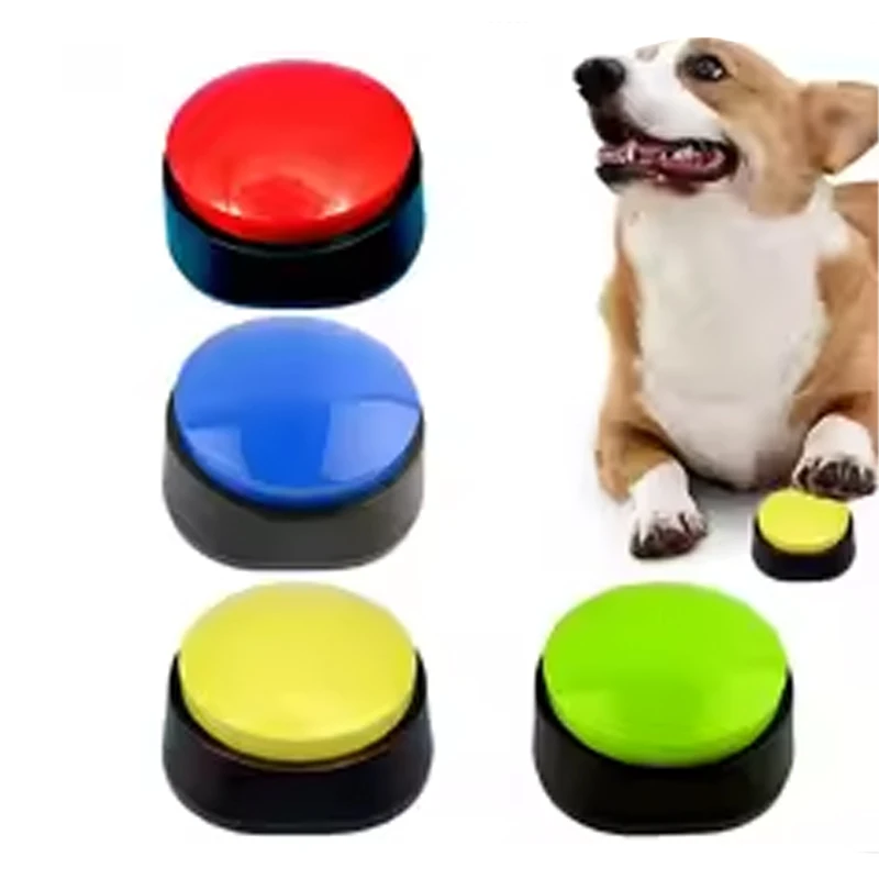 Dog Communication Buttons Voice Recording or Pet Training 30 Second Record Playback Funny Gift for Talking Educational Products
