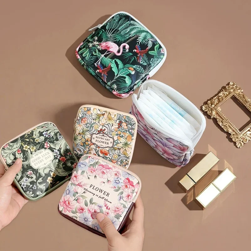 Period Bag Menstrual Cup Pouches Sanitary Napkin Storage Bags Portable Feminine Care Pouch Nursing Pad Holder Tampon Bags
