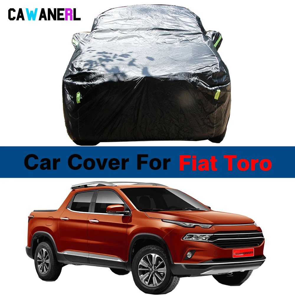 

Car Cover For Fiat Toro 2016-2023 Waterproof Sun Shade Anti-UV Snow Rain Ice Protection Outdoor Truck Cover