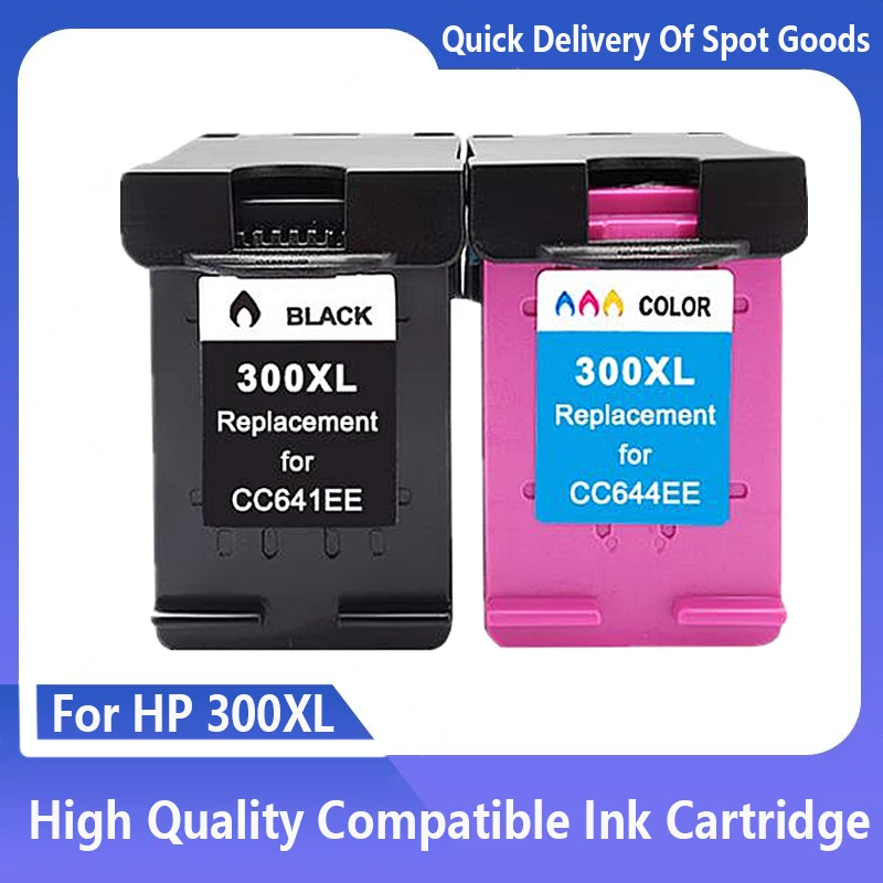 خرطوشة حبر معاد تصنيعها لطابعة HP ، XL ، Deskjet D1660 ، D2560 ، D2660 ، D5560 ، F2420 ، 300XL