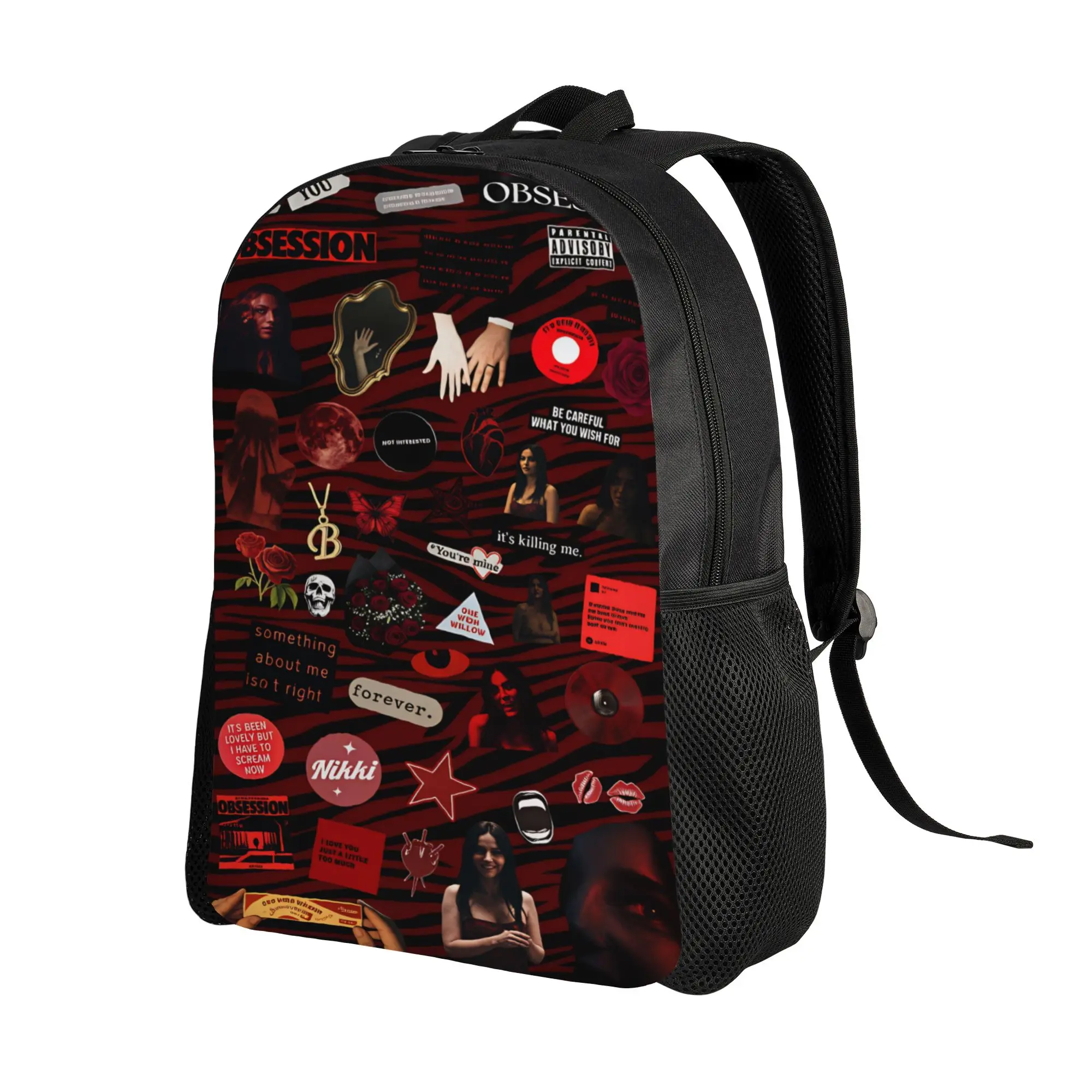 Nikki Obsession Movie   Backpack  Pretty Backpacks Girl Outdoor Style Print School Bags High Quality Rucksack