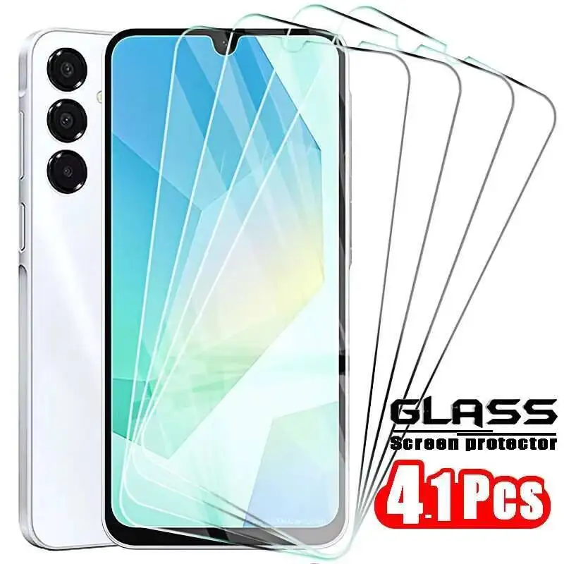 

1-4 шт. защитных стекол для Samsung Galaxy A16 4G 5G A06 A55 A35 A25 A15 A05S, защитные пленки для экрана A54 A34 A24 A14 A04