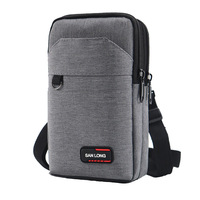 Universal Crossbody Zipp Phone Bag for IPhone 17 16 15 Pro Max 17 Air 14 Plus 13 Outdoor Multifunction Waist Pack Tactical Bag
