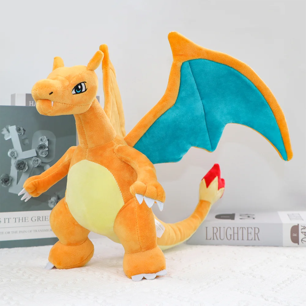 Charizard Mega Charizard X Plüschtiere Glänzende Rayquaza-Kollektion Glänzender Gyarados Weiche Cartoon Niedliche Anime-Puppe Kindergeburtstagsgeschenke – Detail 10