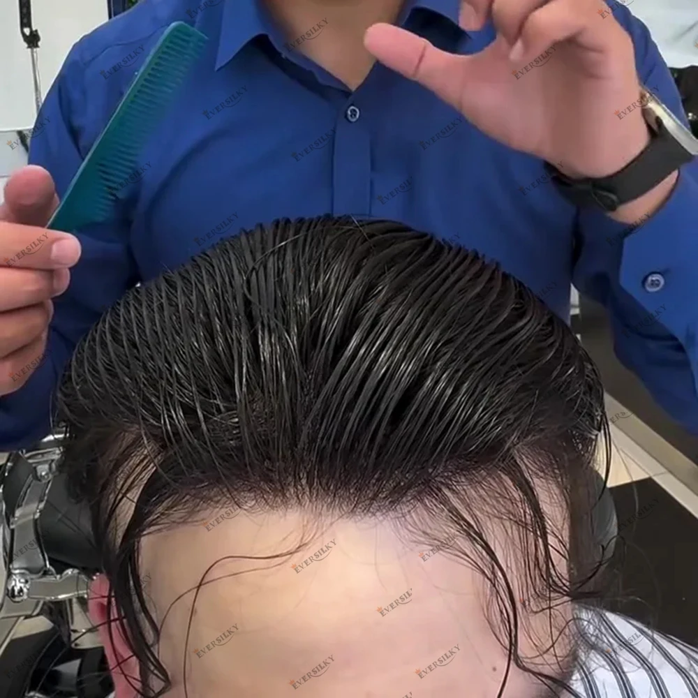 0.04 مللي متر-0.06 مللي متر رقيقة جدا الجلد غير قابلة للاكتشاف شعري طبيعي للرجال فقدان الشعر تجديد الشعرية الاصطناعية 110% الكثافة الطبيعية