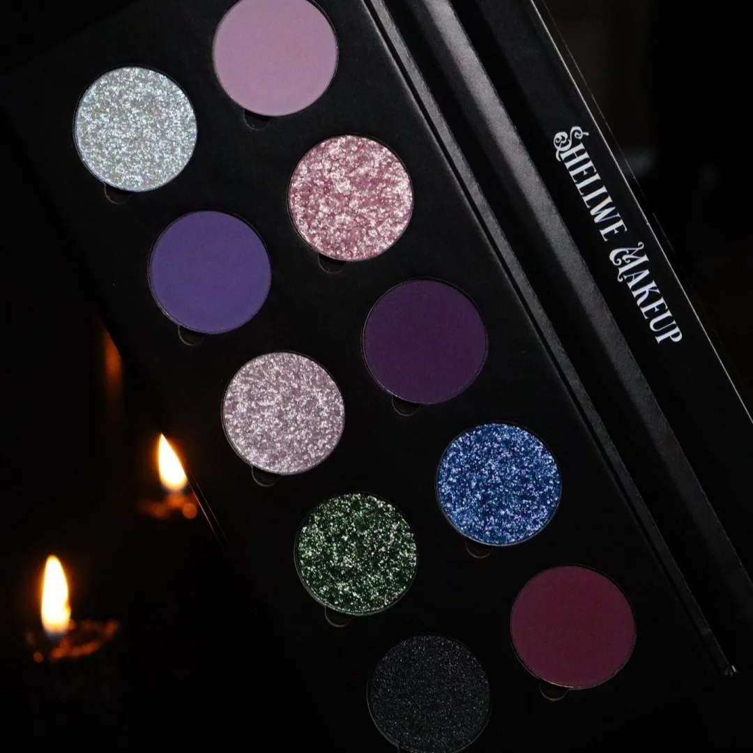 Shellwe Makeup Mist Witch Matte DuoChrome pigmented 10pan Eyeshadow Palette