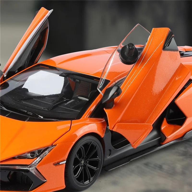 1:18 Lamborghini Revuelto Alloy Sports Car Model Diecast Metal Racing Car Vehicle Model Sound and Light Simulation Kids Toy Gift