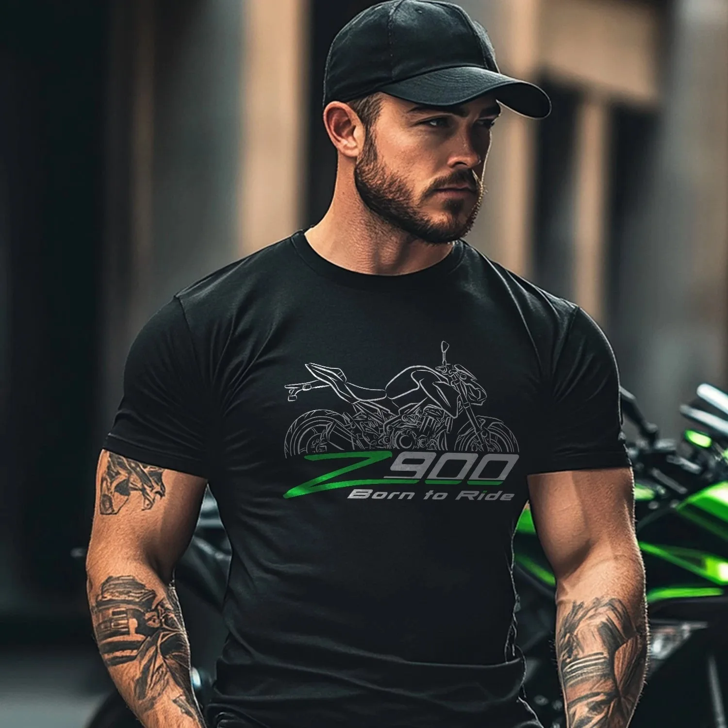 Z900 2017-2025 - Motorrad-T-Shirt für Fahrer – Detail 2