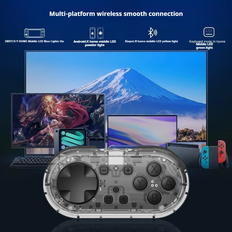 Linyuvo Mini Wireless Controller Can Connect To Ns Mobile Phones Ios Pcs Via Bluetooth Controller Wallpaper Engine Townsmen