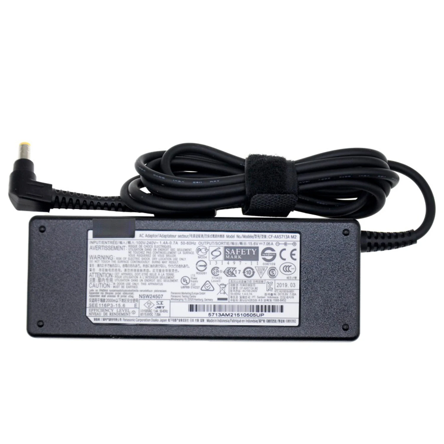 15.6V 7.05A 110W 5.52.5mm CF-AA5713A M1 Power Charger for Panasonic Toughbook CF-31 CF-53 CF-52 CF-19 Laptop AC Adapter