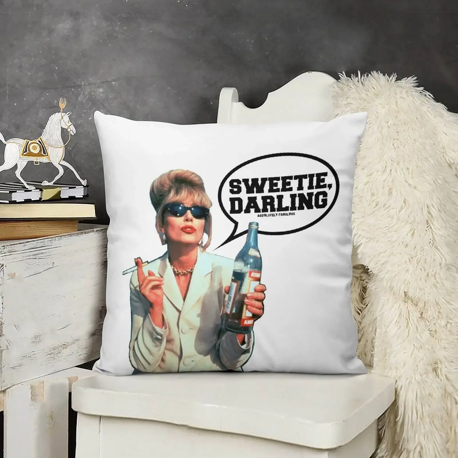 

Absolutely Fabulous - Sweetie, Darling Patsy. Throw Pillow Pillow Cases Cushion Child pillow