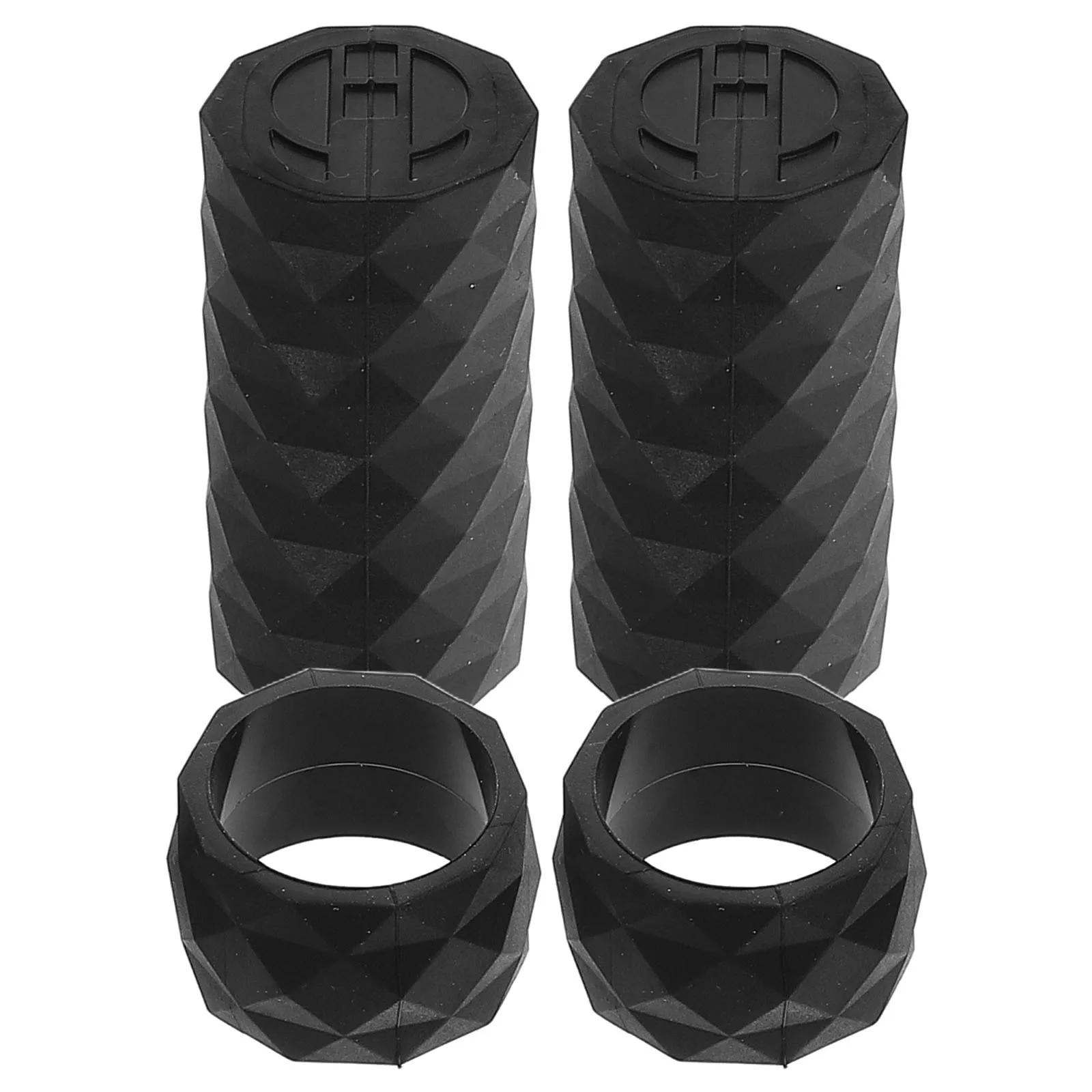 

4Pcs Silicone Bike Handlebar Grip Loops Non Slip Comfortable Tape Fixing Rings Road Bike Handlebar Grip Covers