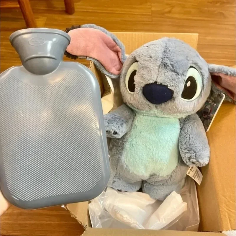 

Original Disney Stitch Angel Warm Hand Bottle Kawaii Strawberry Bear Winter Portable Pvc Hot Water Bottle New Year Gift