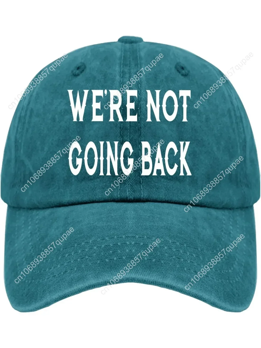 

We're not Going Back hat for Women with Design Golf hat for Men Cycling Cap Retro for Writer