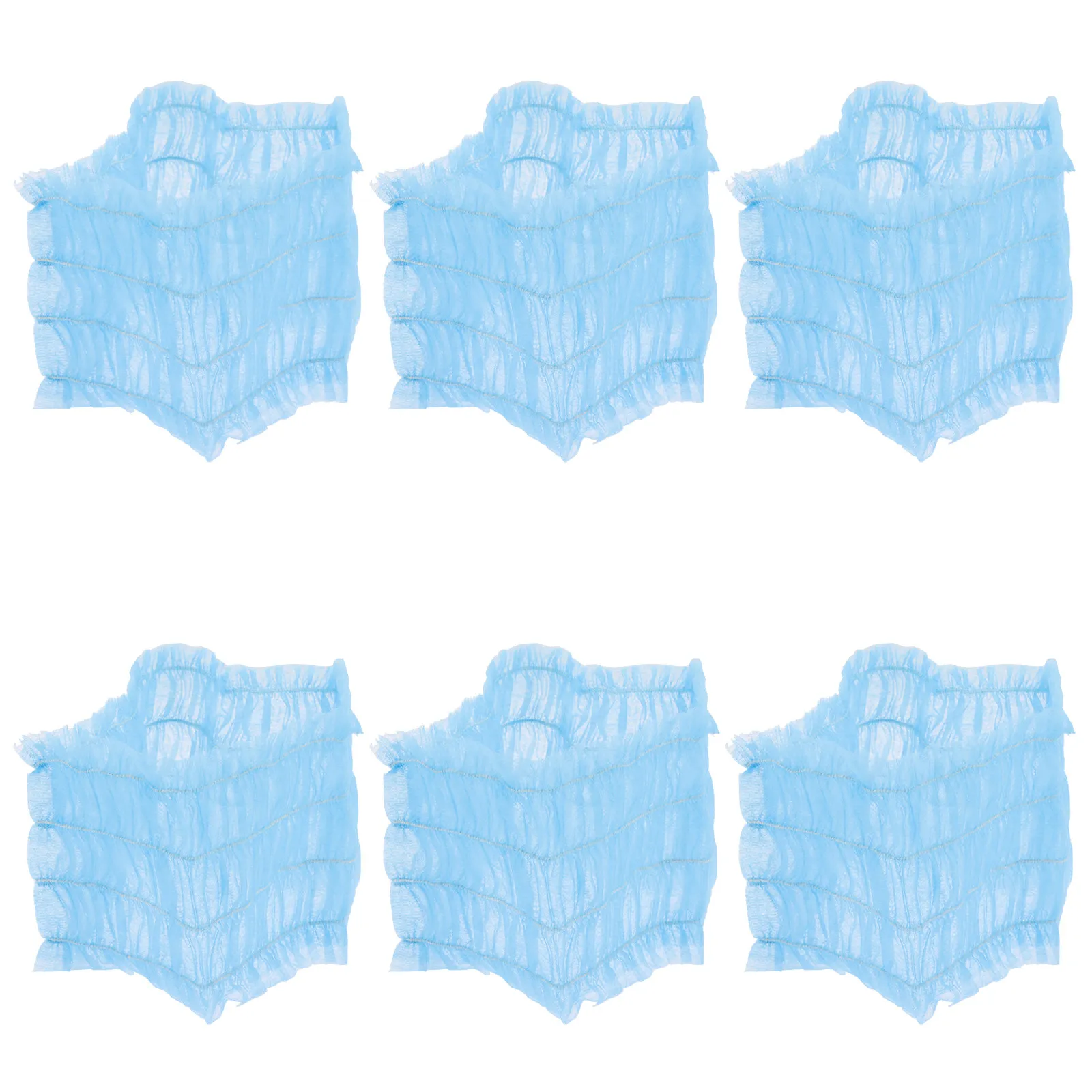 

100 шт. одноразовых повязок для волос для макияжа, спа-процедур, ухода за лицом, нетканые, для салонов красоты, загара, сауны