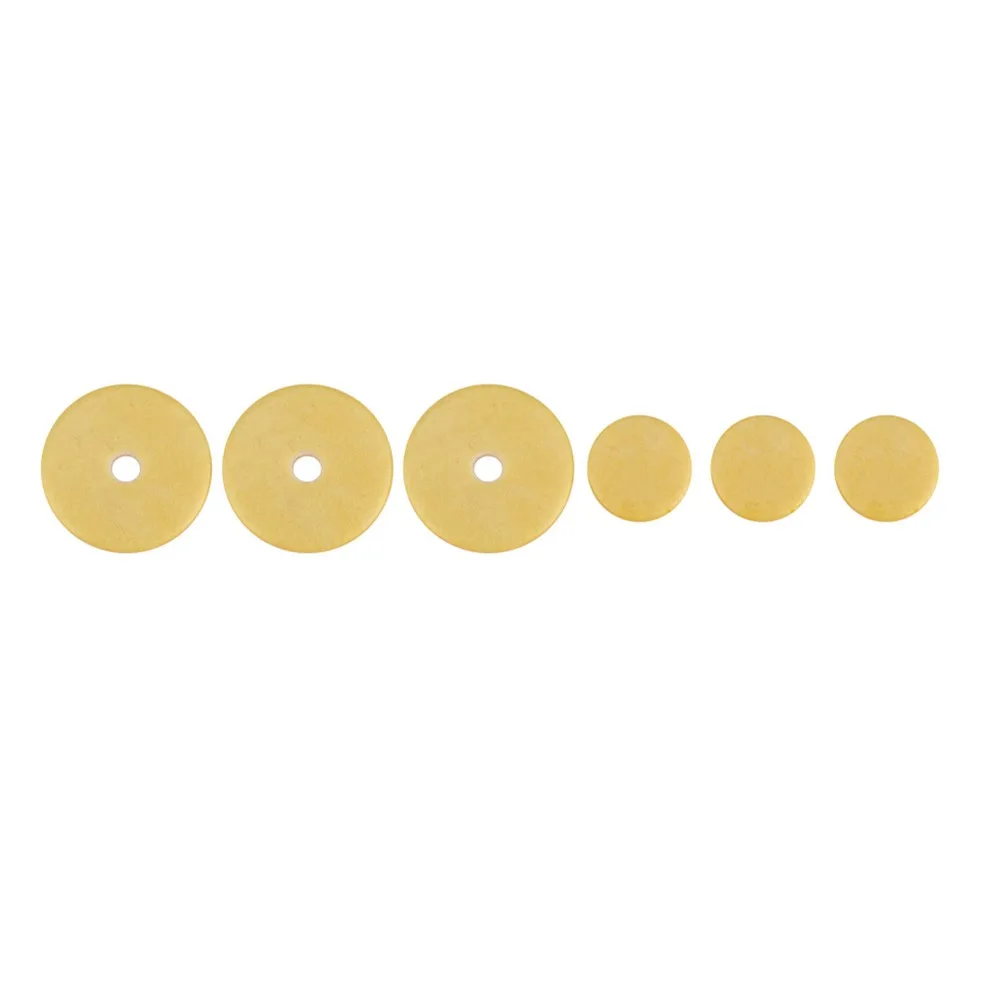 16pcs Special Sheep casing Flute Pads Set ​Yellow​ Repair kit ​Flute Replacement Parts ​Flute Parts​ ​Flute Maintenance