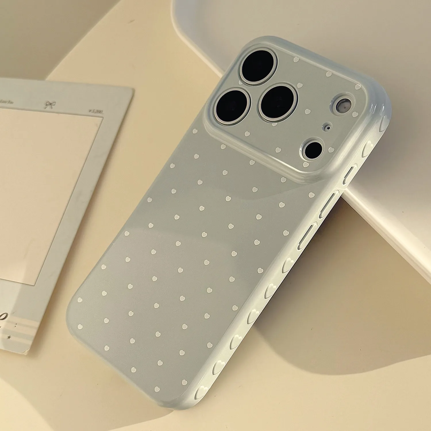 INS Heart-Shaped Bubble Phone Case For iPhone 17 Pro Cases iPhone 16 Pro Max 15 Plus 14 13 12 11 15 16 17 Shockproof Soft Cover