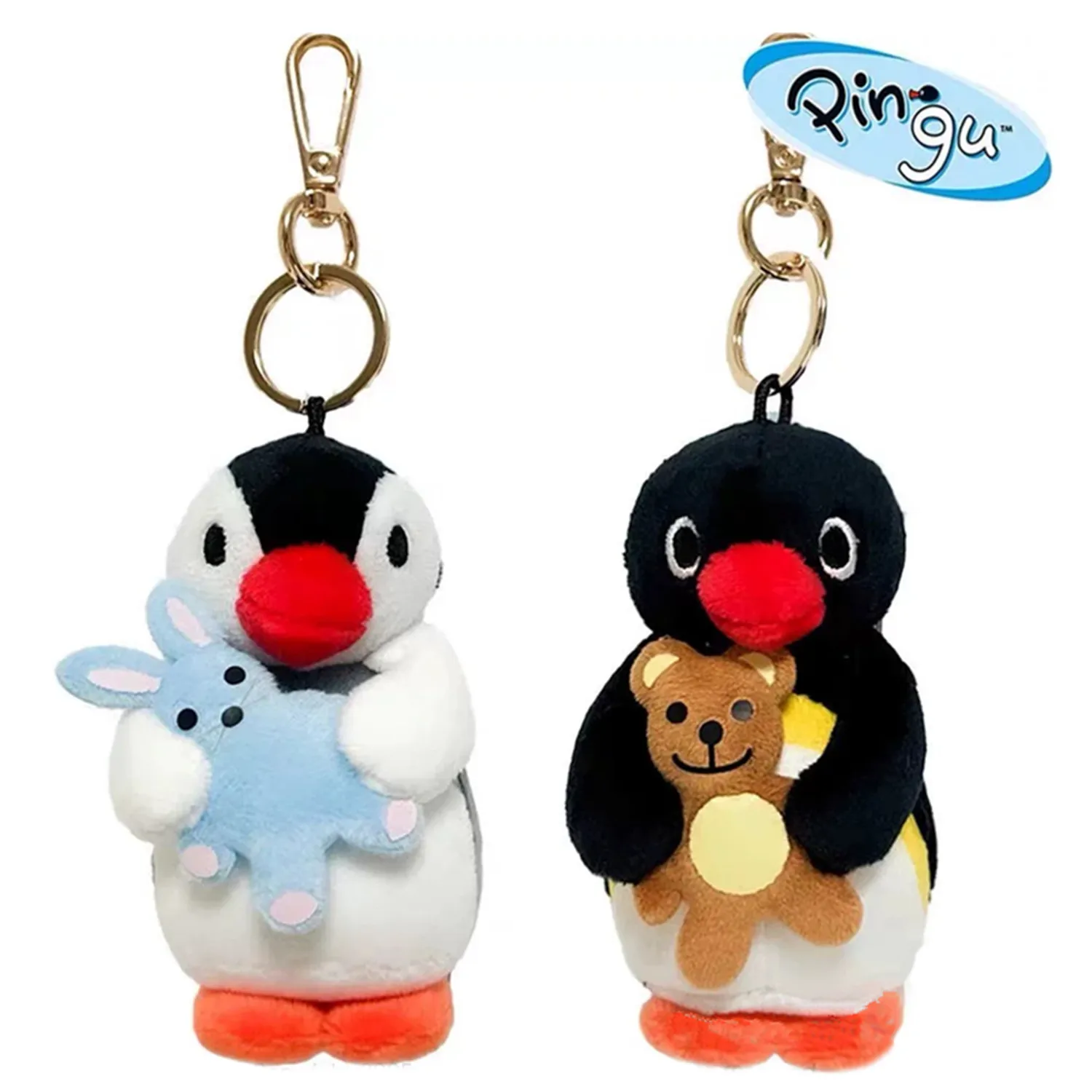 

Kawaii Cute Pingu Pinga Penguin Plush Key chains Kids Stuffed Toys Small Pandent For Children Gifts 10CM