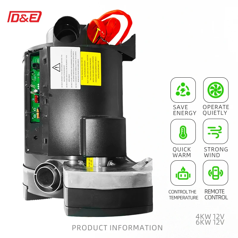 Pemanas Parkir Diesel Gas LPG 2KW 4KW 6KW All In One Untuk Truk RV Kapal