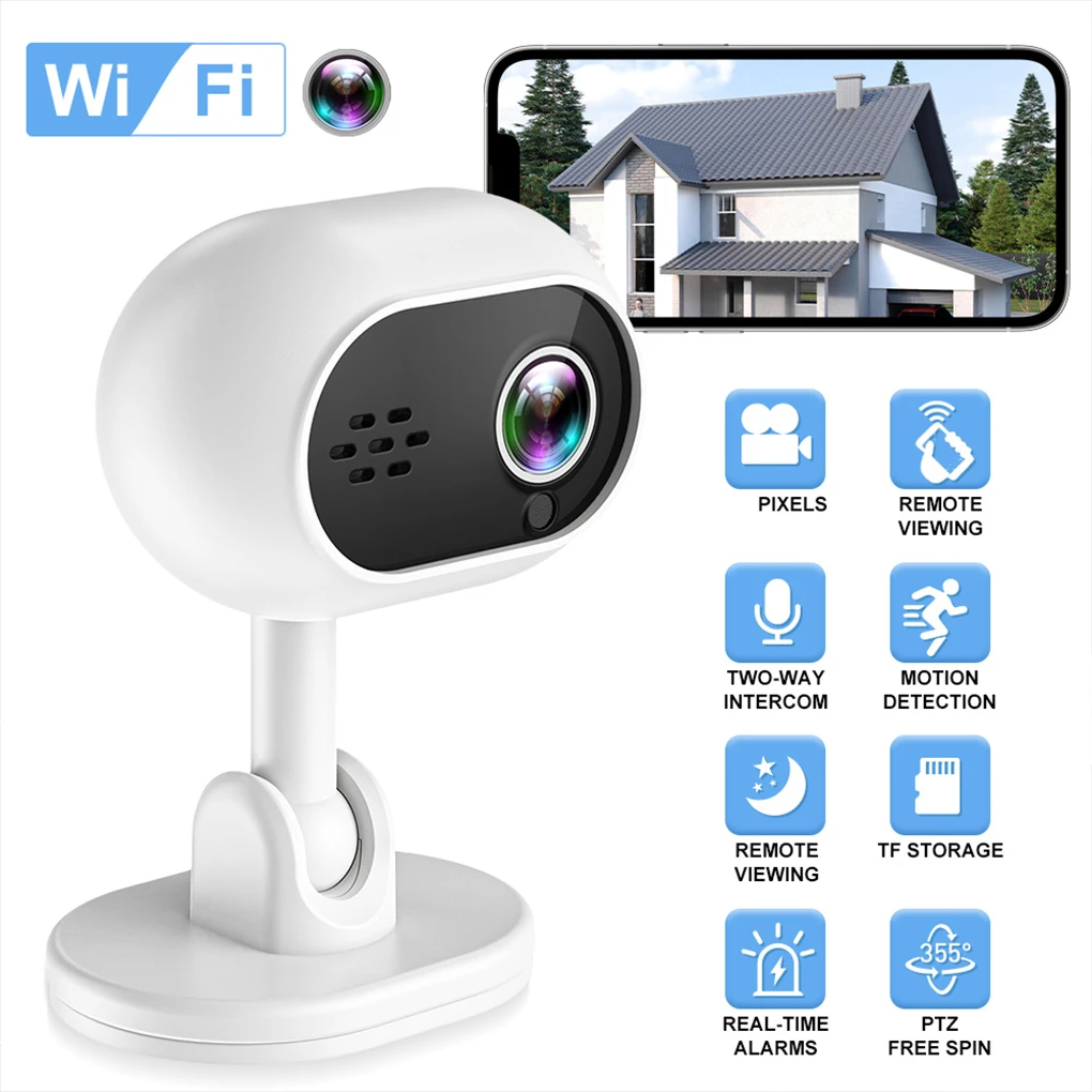 1080P WIFI Smart Baby Monitoring Camera Motion Detection Alarm Reminder Voice Interactive Night Vision Monitoring Home Security