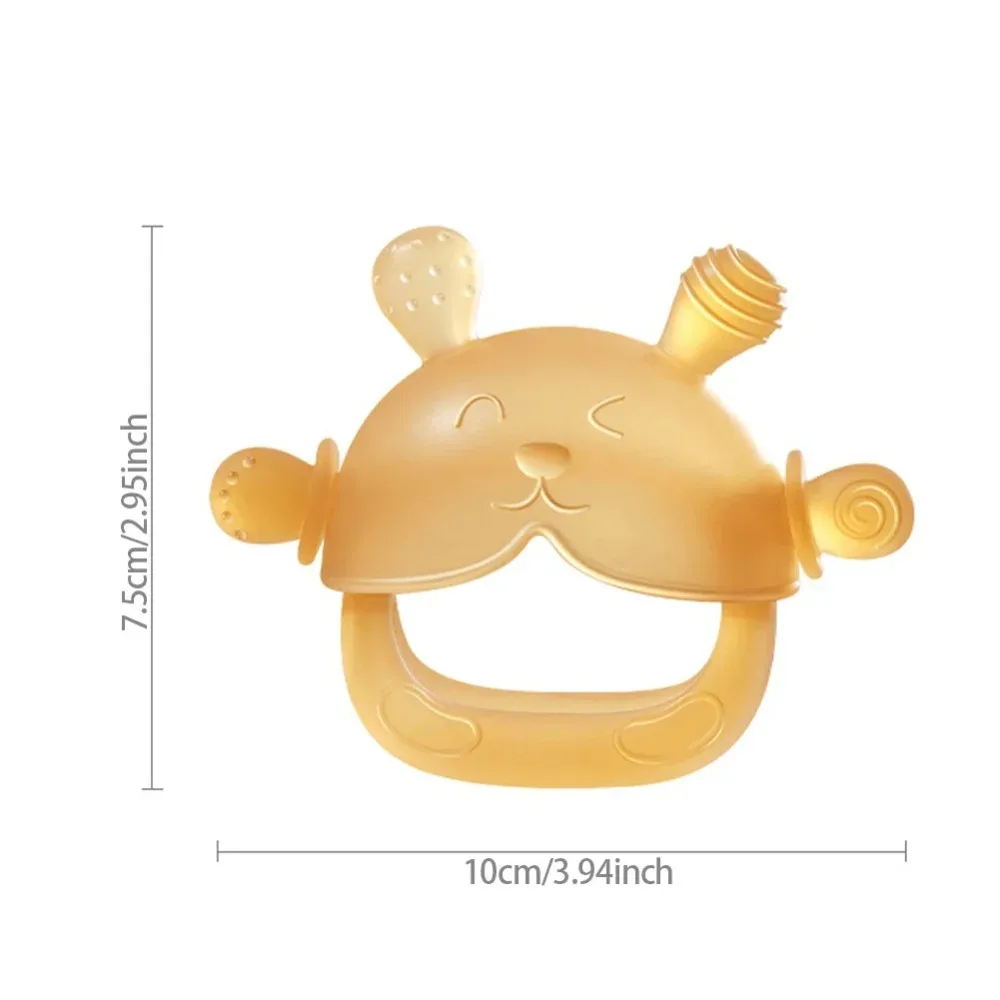 1 pçs bpa livre silicone bebê mordedor luvas anti-comer mão molar acessório do bebê anti gota pulso mão mordedor cuidados dentários gengivas