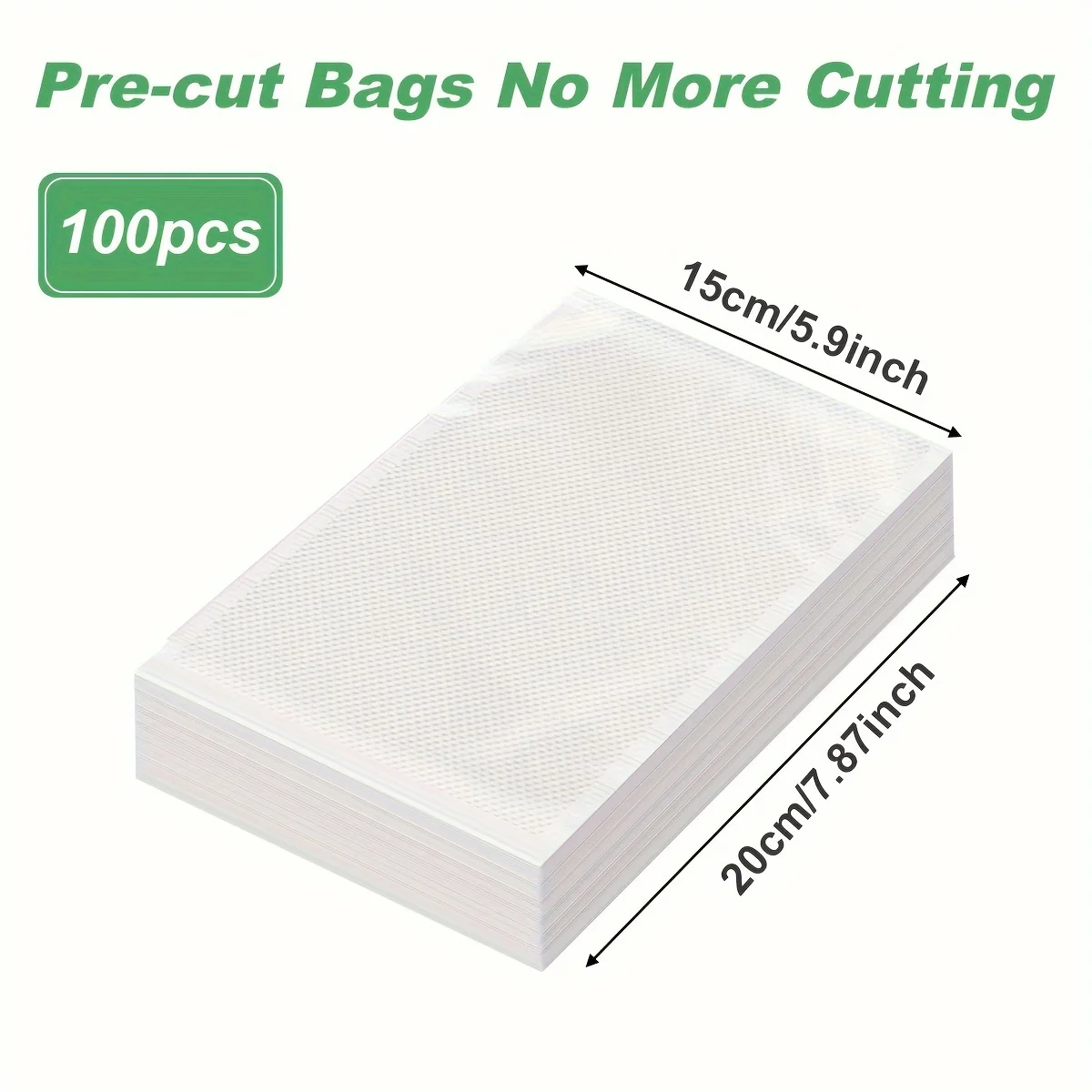 Kitchen Food Vacuum Bags Film Heated Freezer Packaging Bags Transparent Vacuum Bags for Food Home Vacuum Storage Organizer