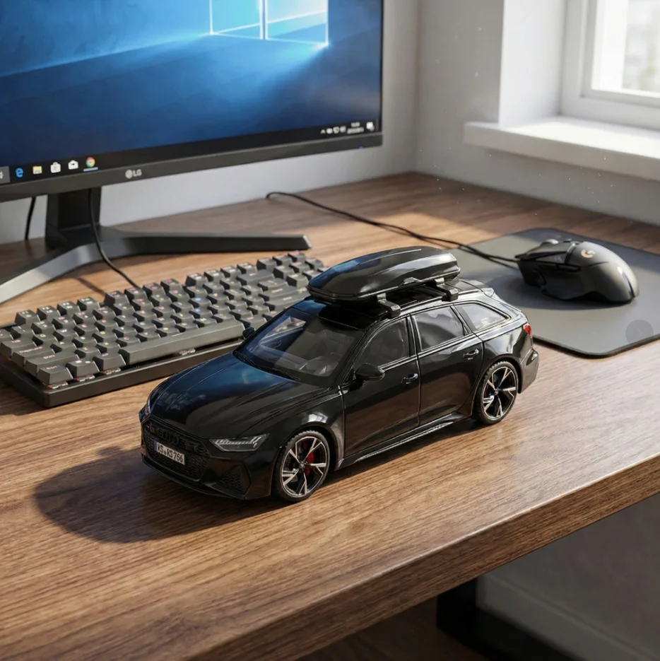 

1/32 RS6 модель автомобиля, игрушка, имитация сплава, литые под давлением двери, открытый звук, свет, амортизирующие модели автомобилей, украшения, подарки для детей