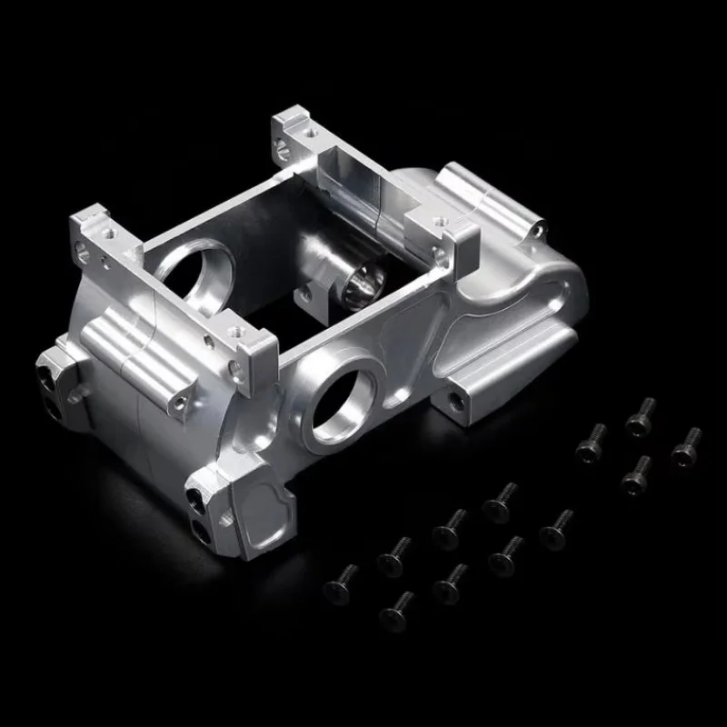 CNC Aluminum Front Differential Gear Box Diff Case for FG Monster Hummer Truck ROVAN BM5 Truck