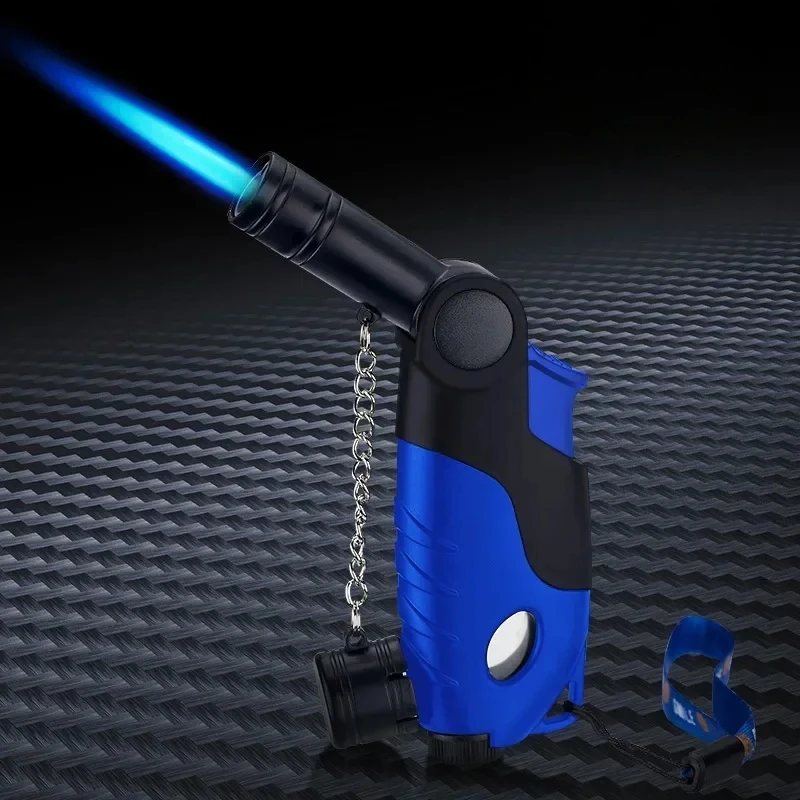 

Cool Butane Lighter with Moveable Head Windproof High Jet Flame Torch Lighters Smoking Accessories BBQ Tools Flame Ignition Tool