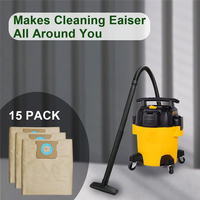 Efficient-15PCS Vacuum Cleaner Dust Bag Kit Replacement For  DXVA19-4104 Accessories