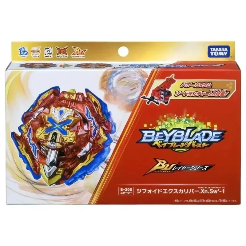 

Оригинальный стартер Takara Tomy Bey Burst DB B-200 Xiphoid Xcalibur Xanthus Sword'-1