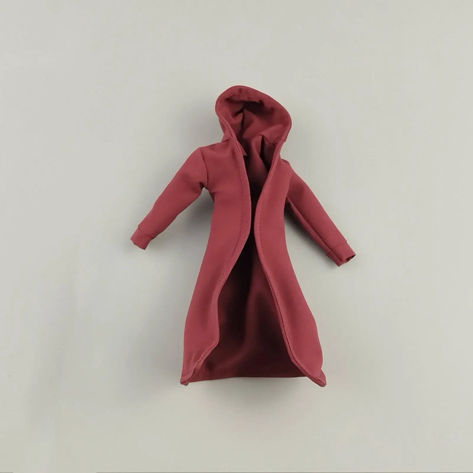 

1/12 Scale Hooded Coat Handmade 6 Inch Figure Long Coat Coat BJD Hooded Jacket Doll Clothes for Hobbyists