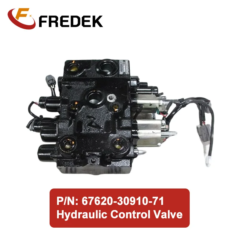 OEM Forklift Parts Hydraulic Control Valve Assembly 67620-30910-71 3-Spool Hydraulic Multi-Way Valve for Toyota 7FD40-50