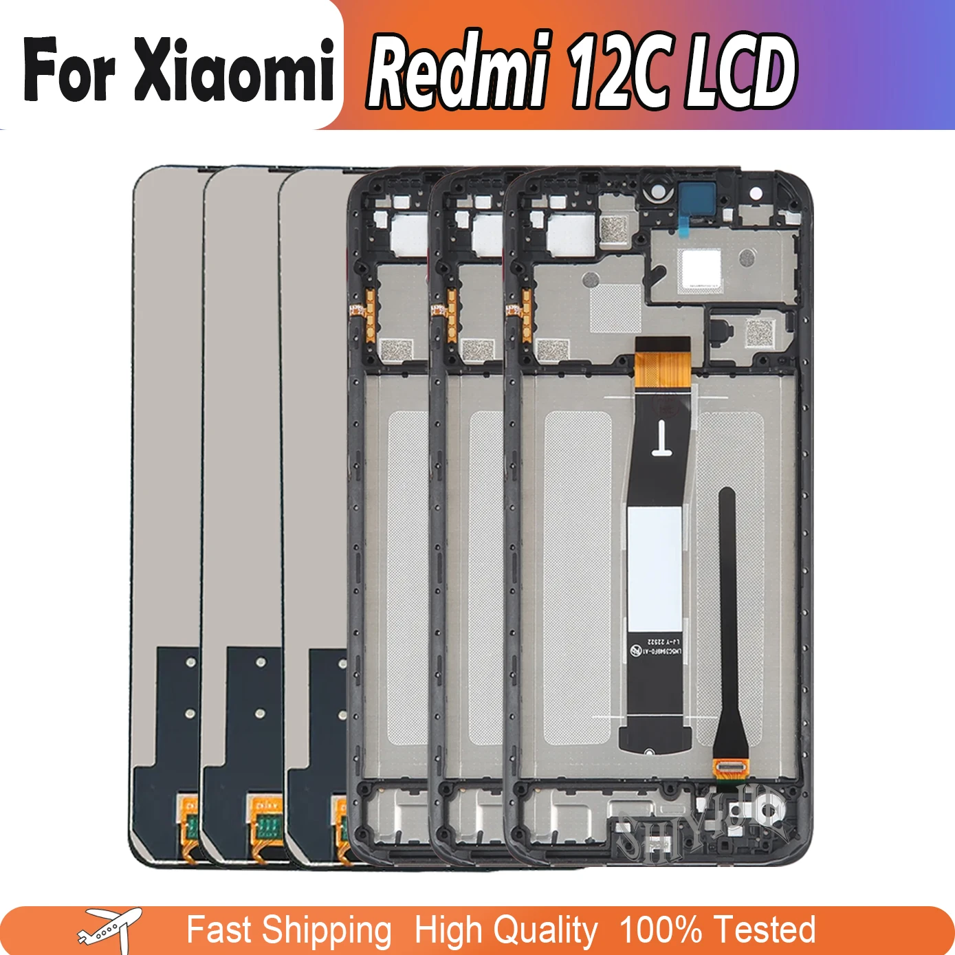 

3/5/10PCS LCD For Xiaomi Redmi 12C LCD 22120RN86G Display Touch Screen For mi 12C for Xiaomi 12C Display Assembly Replacement