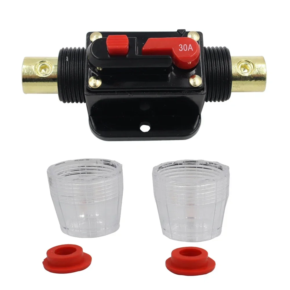 12V-24V Car Truck Resettable Fuse 20A 30A 40A 50A 60A 80A 100A 125A 150A Short Protection Fuse For RV Boat Audio Resettable Fuse