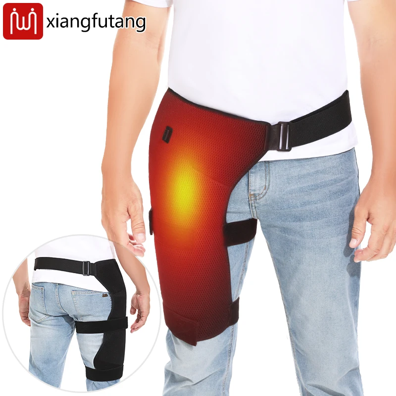 

Heating Hip Wrap with Vibration Massager Electric Heated Hip Support Brace for Lower Back / Thigh / Buttock Pain Relief