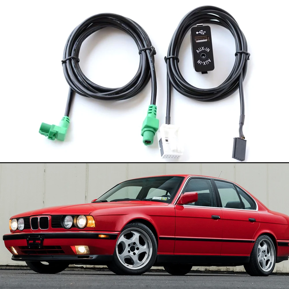 Engineered for Compatibility USB Aux Harness for BMW E87 E90 E91 E92 E60 E61 F07 F10 F11 F12 F13 F01 F02 F03 X1 X3 X4 X6 Z4 E89