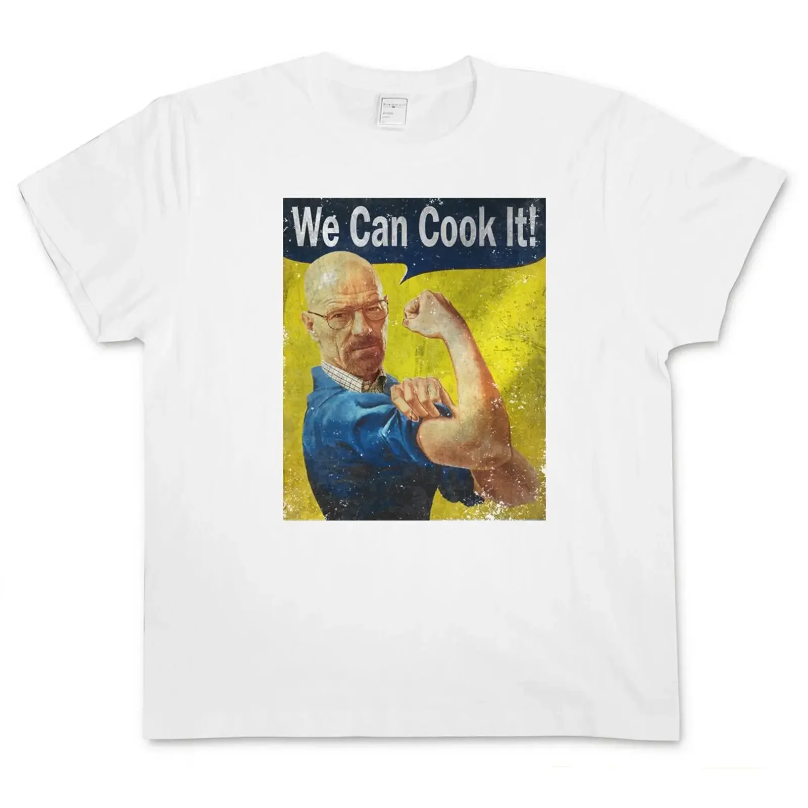 WE CAN COOK IT T SHIRT Breaking Walter Meth Heisenberg Pinkman White Bad vintage Washed Unisex Casual Stylish homme Versatile