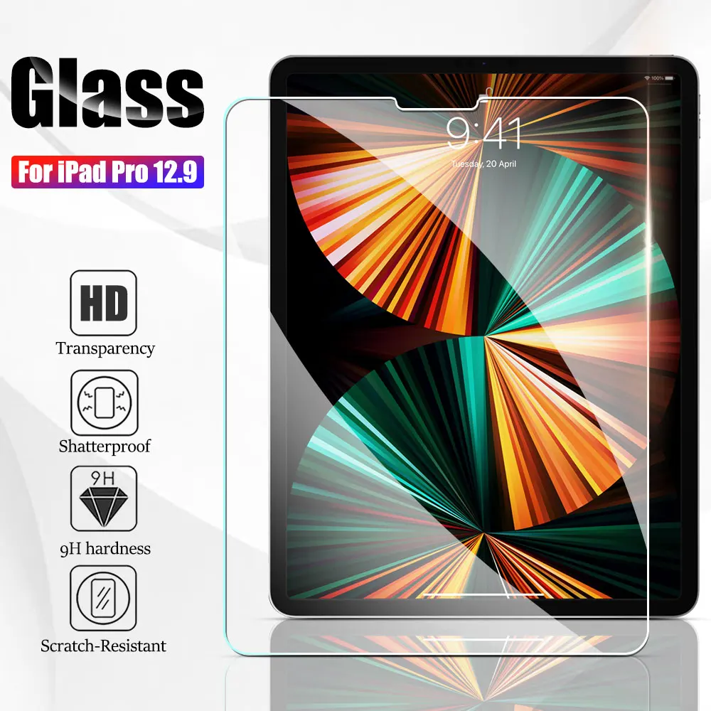 

(3 Pack) Tempered Glass For Apple iPad Pro 11 2021 A2301 A2377 A2459 A2460 Anti-Scratch Screen Protector Film