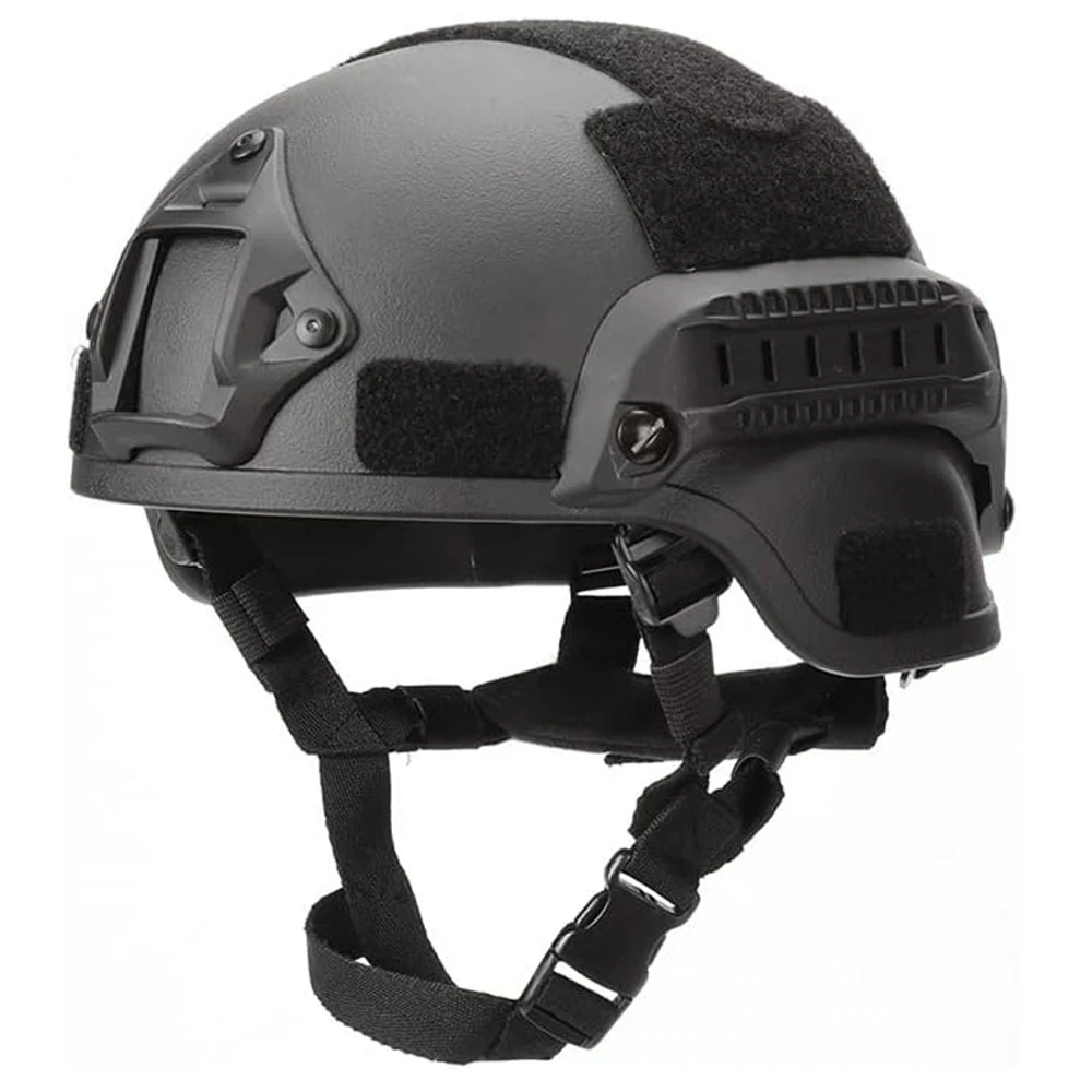 BOOIU MICH 2000 Airsoft Paintball Helmet with NVG Mount and Side Rails ABS Plastic Adjustable ACH Fast Tactical Helmets