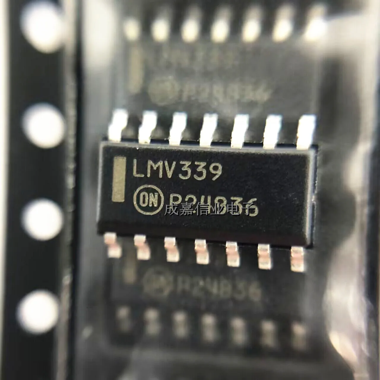 10pcs/Lot LMV339DR2G SOP-14 MARKING;LMV339 4 Channel Analog Comparators LV QUAD COMP Operating Temperature:- 40 C-+ 85 C