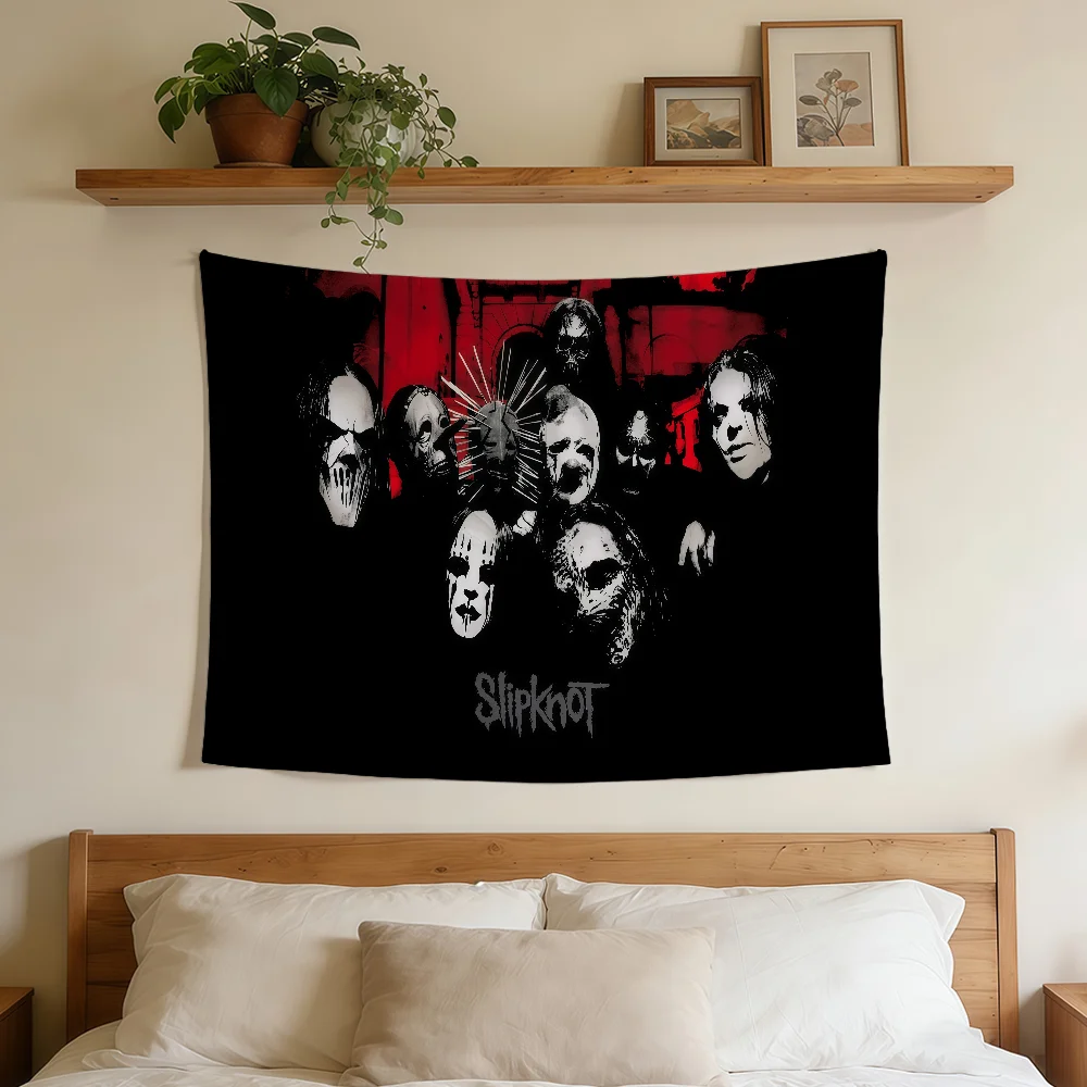 BAND S-SlipknotS-ES Flag Durable Outdoor Indoor Patio Festive Decoration Classic Design Pole Wall Room Banner