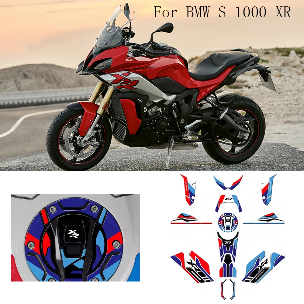 Motorcycle Accessories Tank Pad Protector 3D Epoxy Resin Sticker Motorcycle Sticker Kit For BMW S 1000 s1000 XR