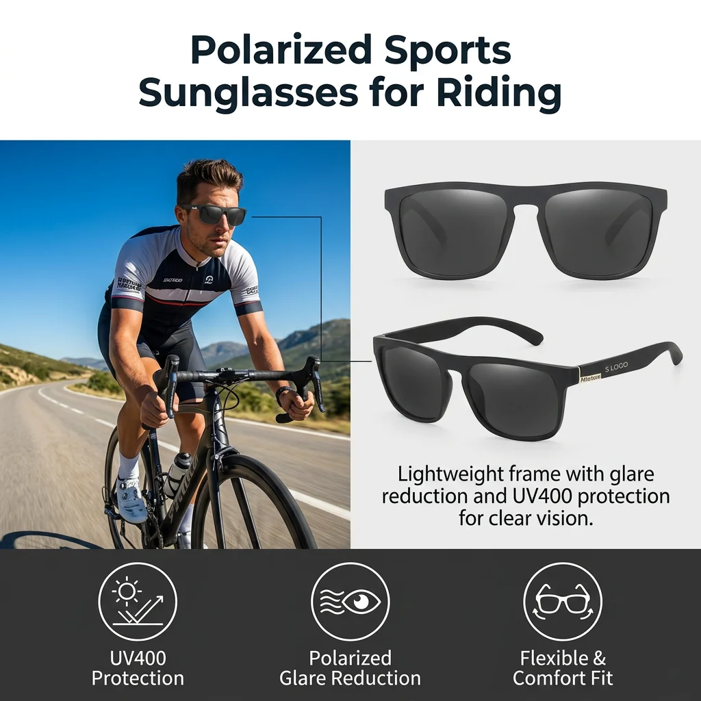 Bisiklet Güneş Gözlüğü Polariz - Cycling Gear Black incelemesi ve fiyatı